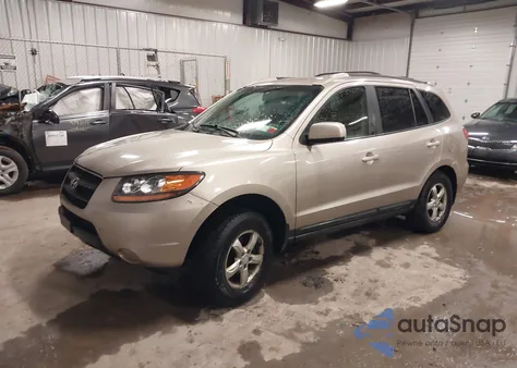 2007 Hyundai Santa Fe Gls z USA, uszkodzony, nr VIN 5NMSG13D87H051796